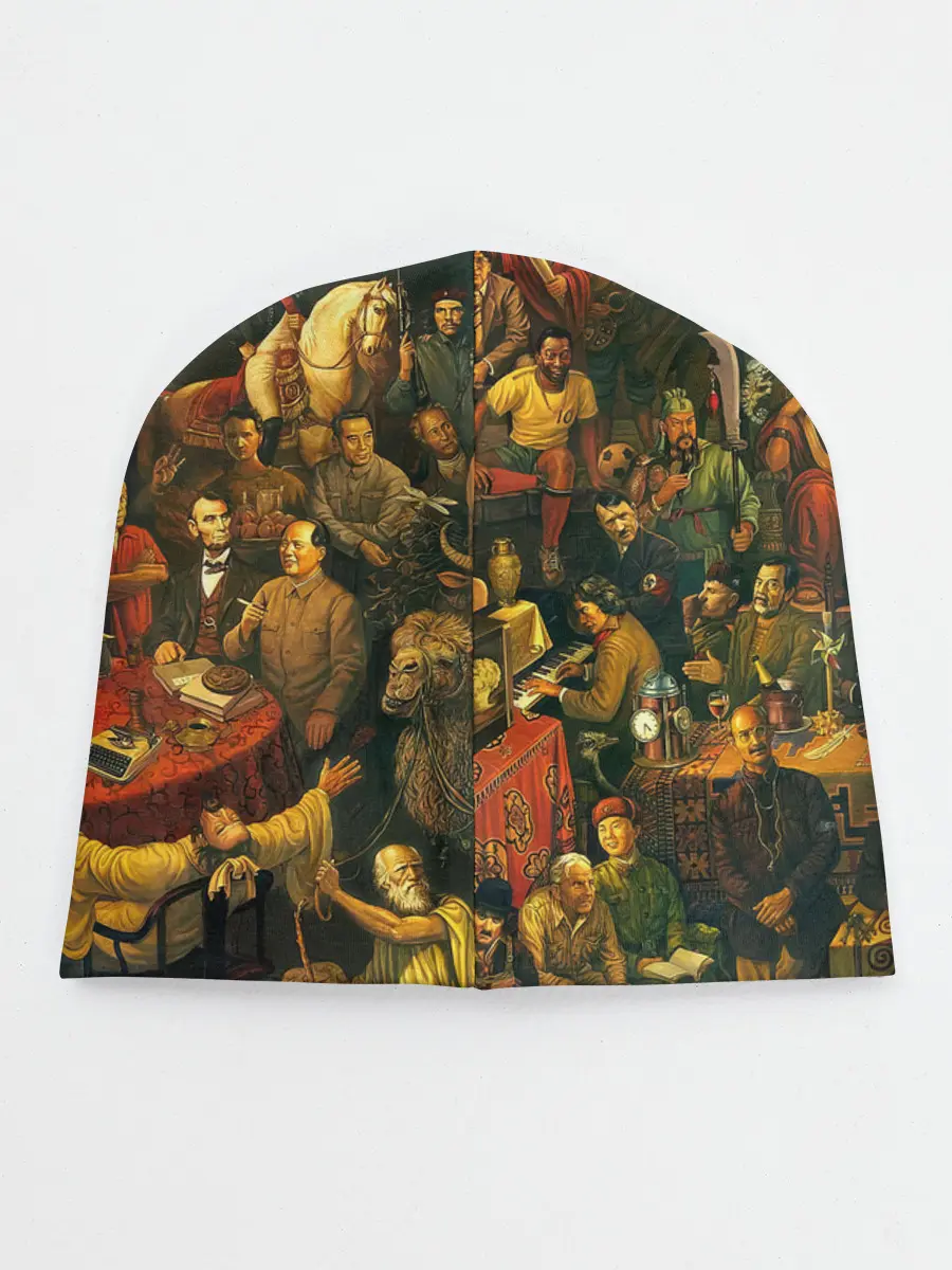 Детская шапка / 100 ЗНАМЕНИТЫХ ЛЮДЕЙ КАРТИНА