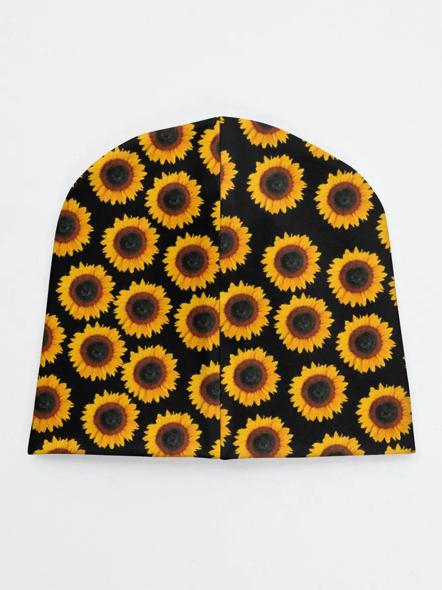 Детская шапка / ПОДСОЛНУХИ | РАСТЕНИЯ