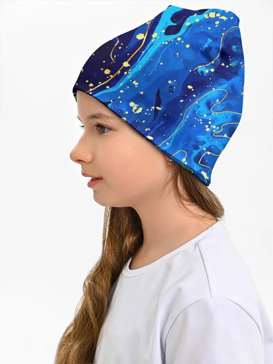 Детская шапка / СИНИЙ ГРАНИТ