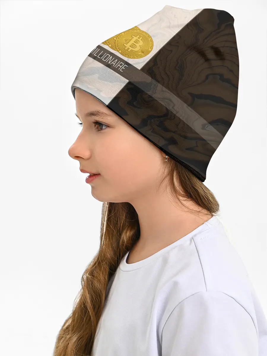 Детская шапка / Bitcoin | Биткоин | Миллионер