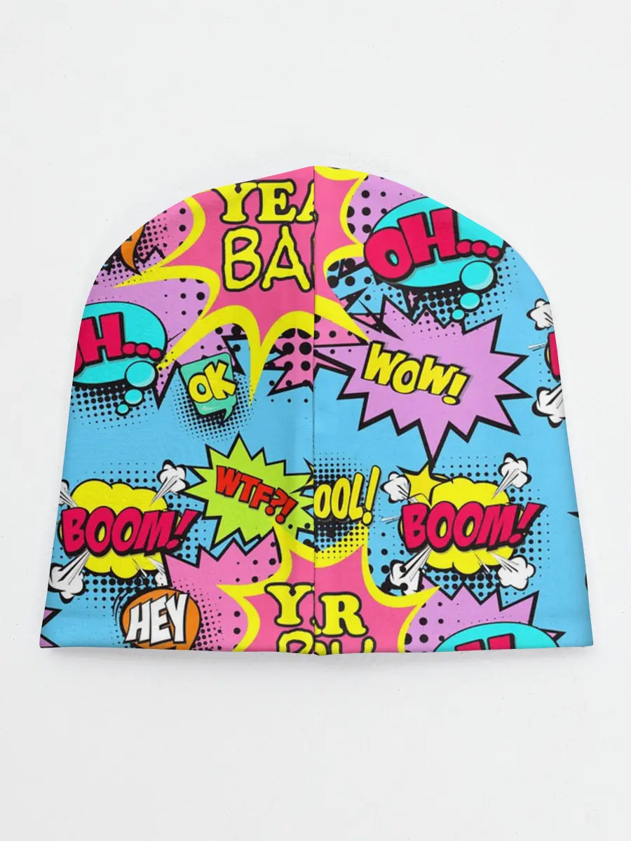 Детская шапка / Year baby Pop art print