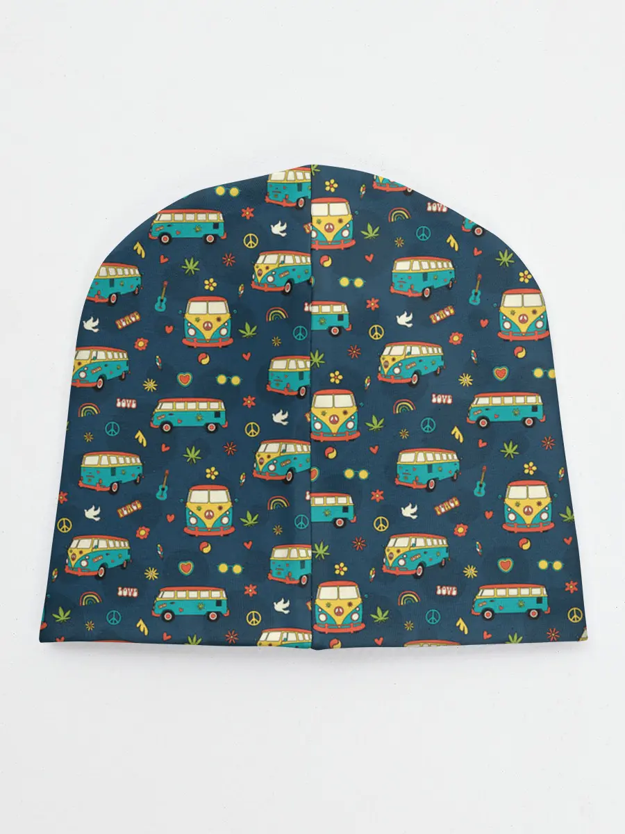 Детская шапка / Фургоны хиппи