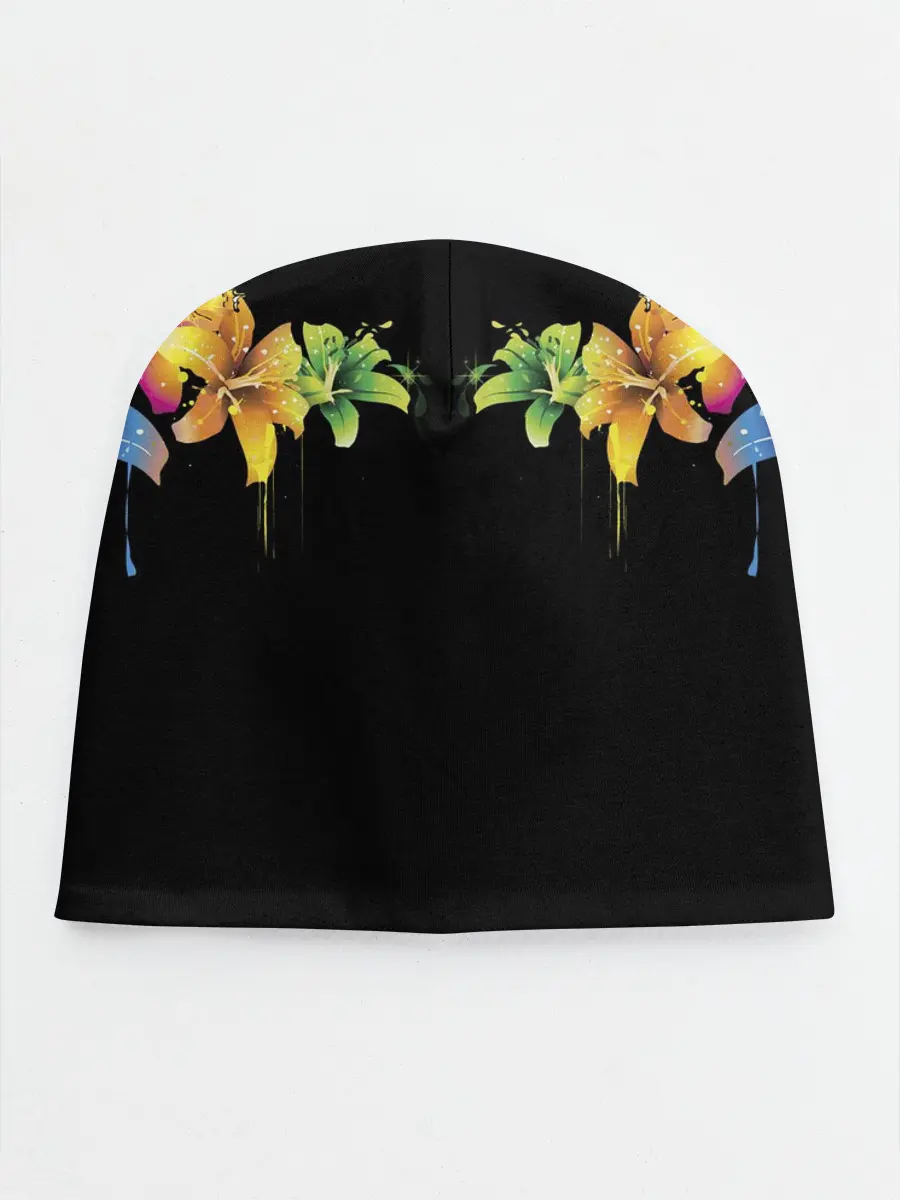 Детская шапка / Цветы