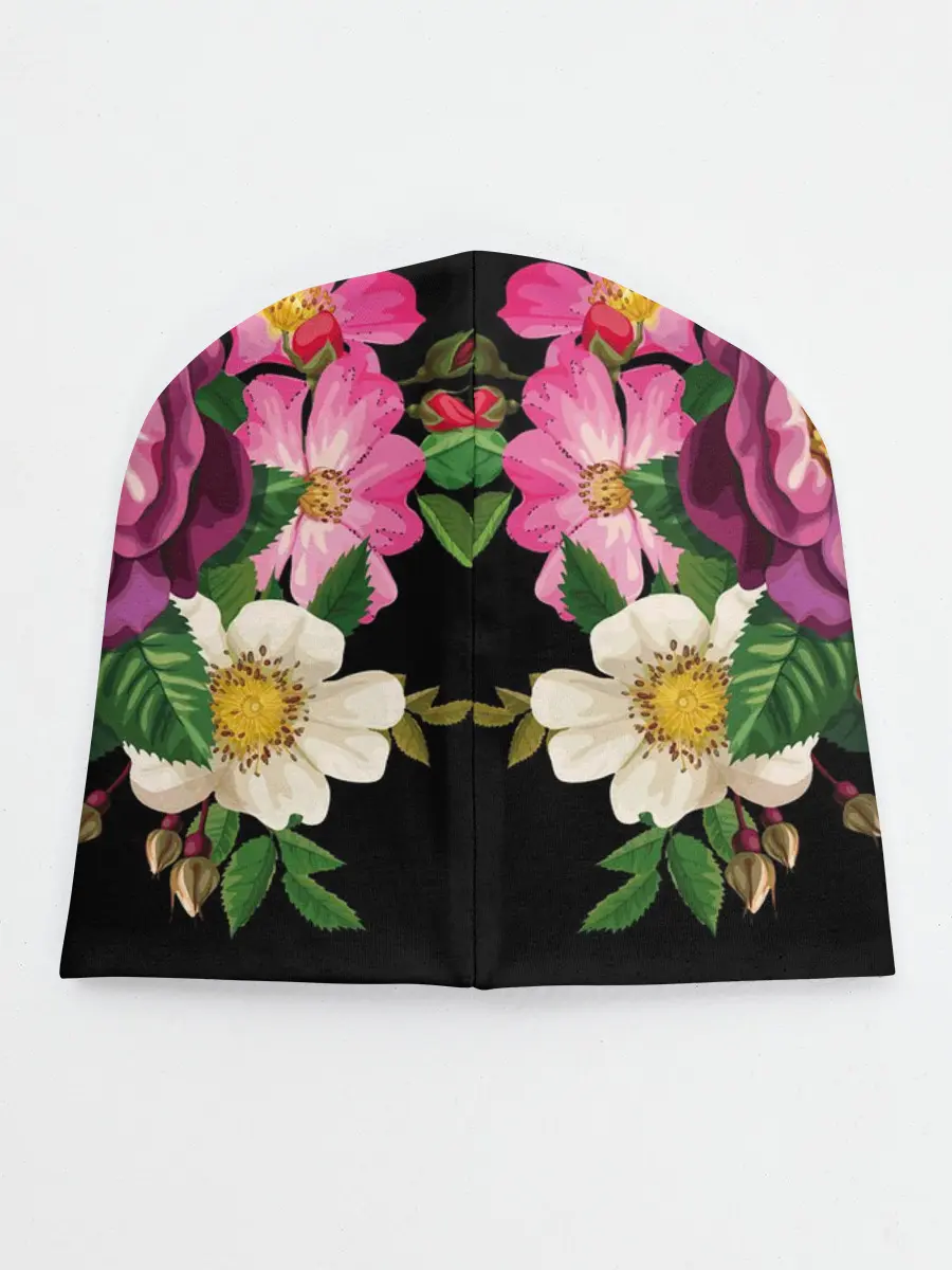 Детская шапка / Цветы