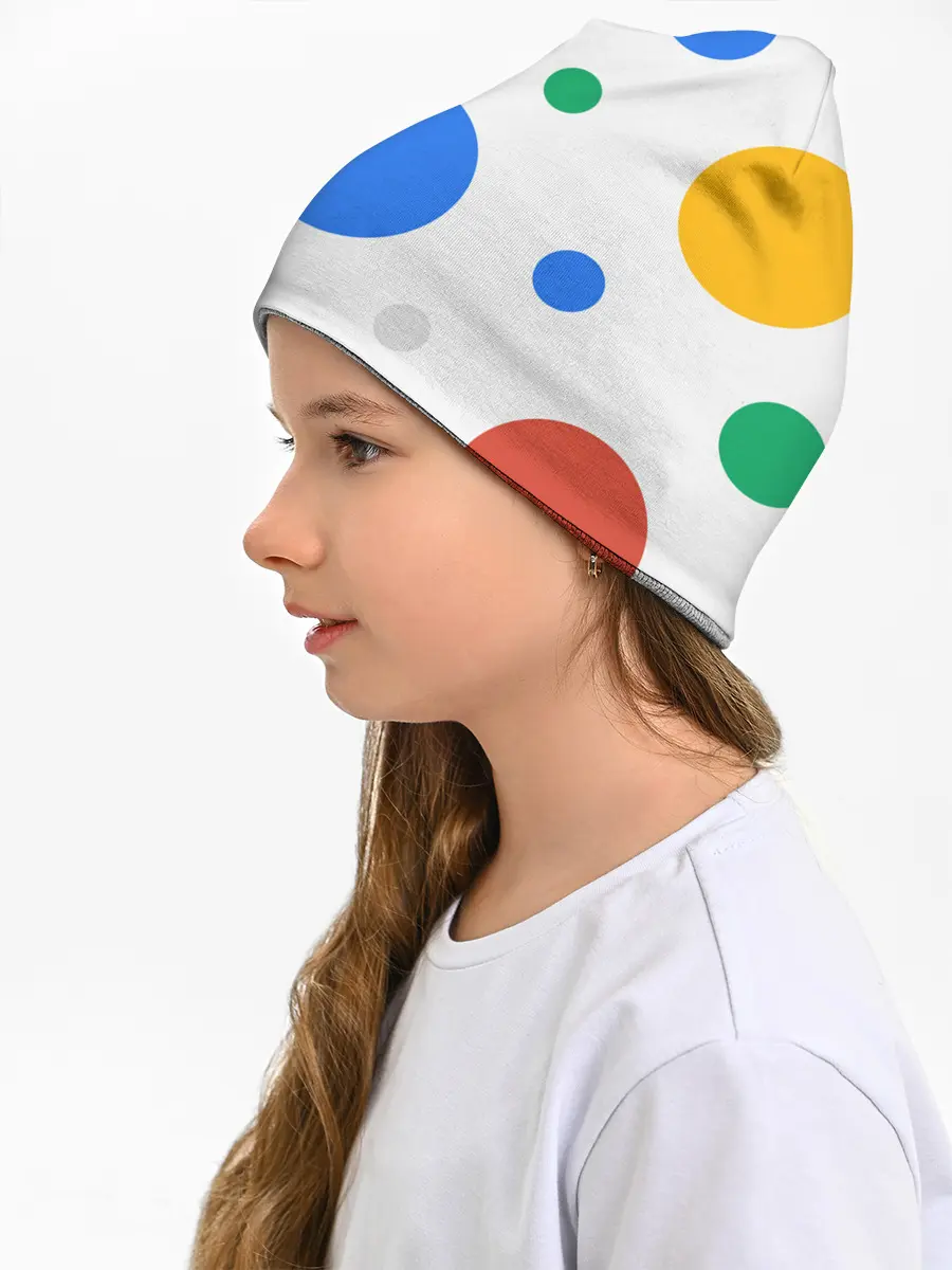 Детская шапка / Цветной горох