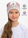 Детская шапка / малышка ушки хвост глаза