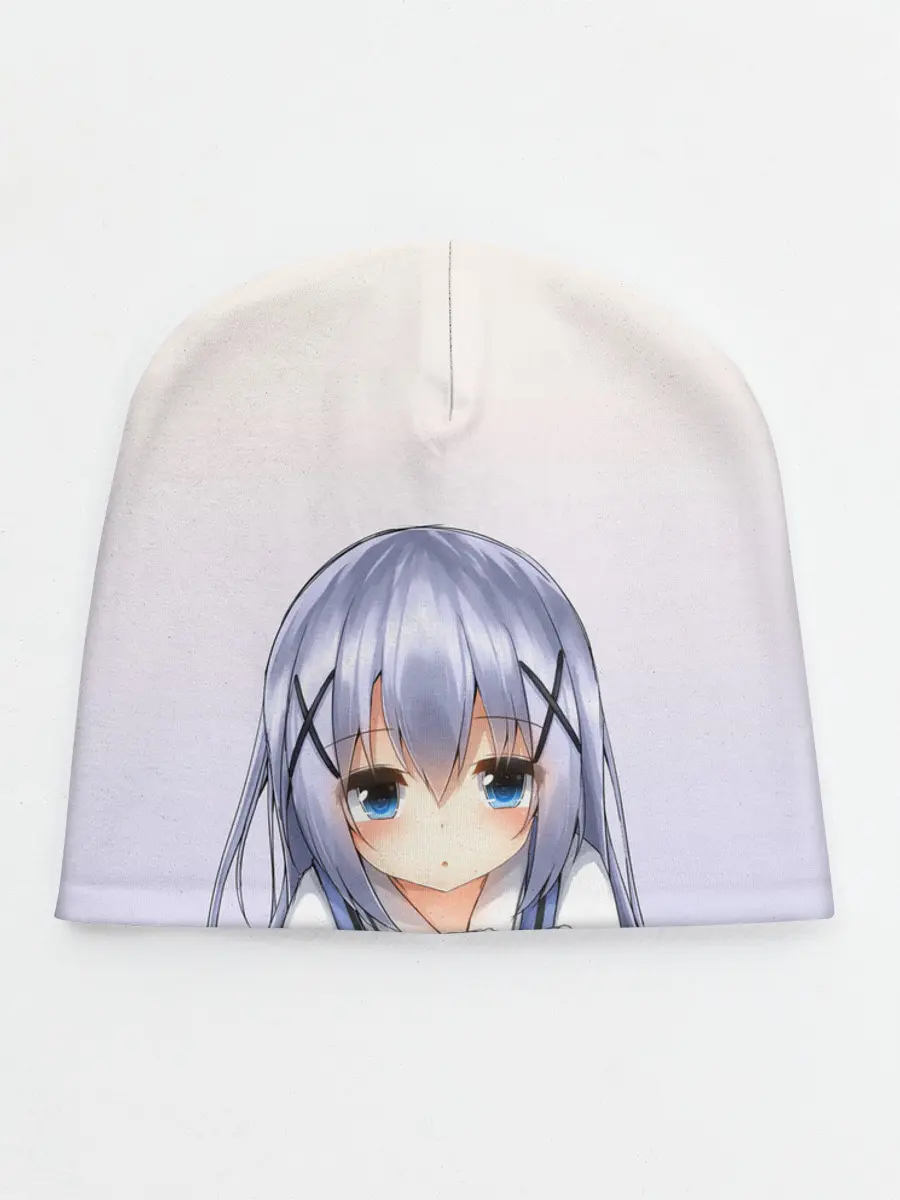 Детская шапка / малышка с пушистиком