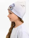 Детская шапка / малышка с пушистиком