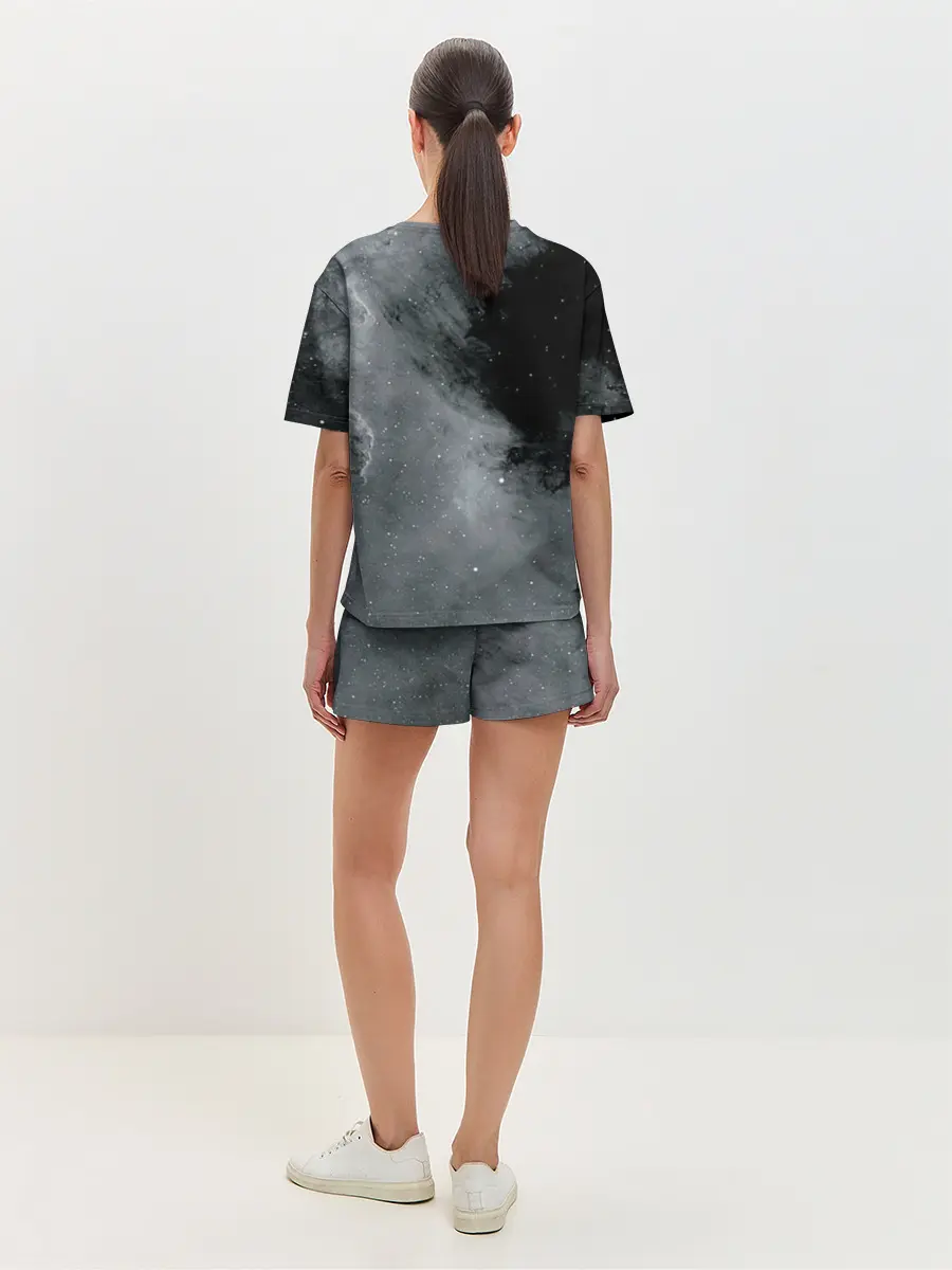 Женская пижама с шортами / Космос / Абстракция