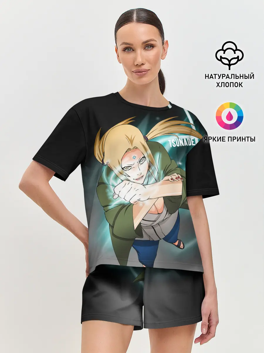 Женская пижама с шортами / Цунаде