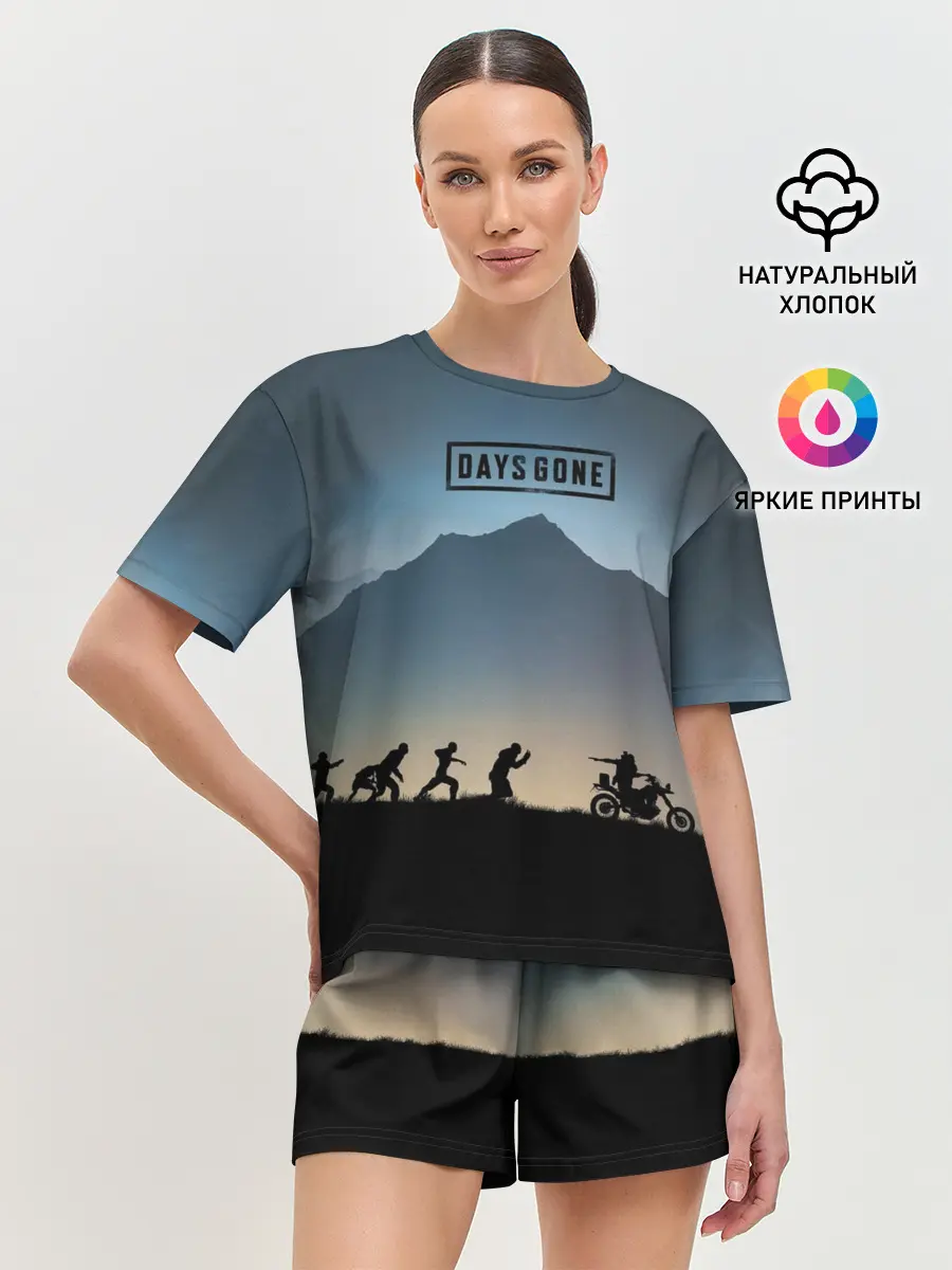 Женская пижама с шортами / Days Gone