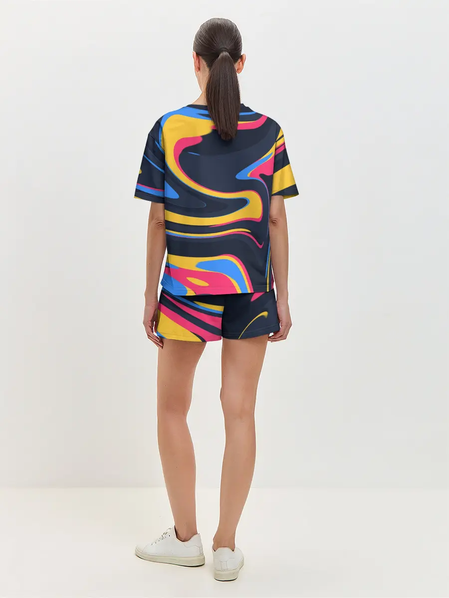 Женская пижама с шортами / Color Mix