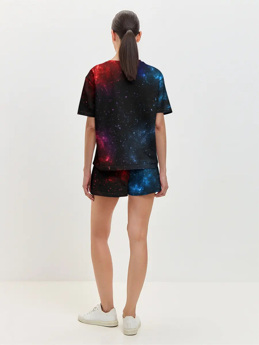 Женская пижама с шортами / Космический Луффи One Piece