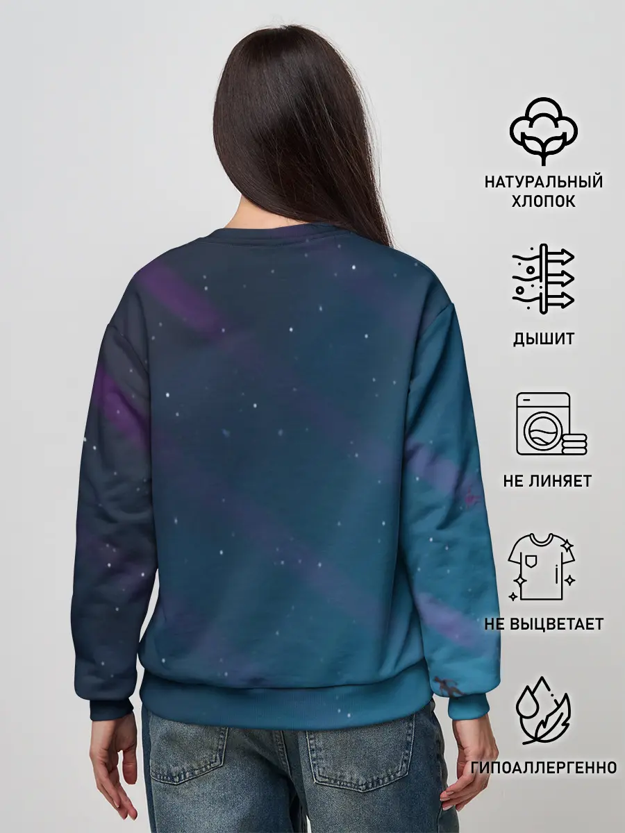 Женский свитшот / Fortnite x Marshmello