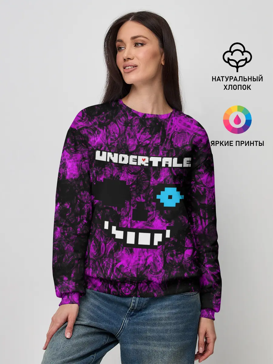 Женский свитшот / Undertale Sans.