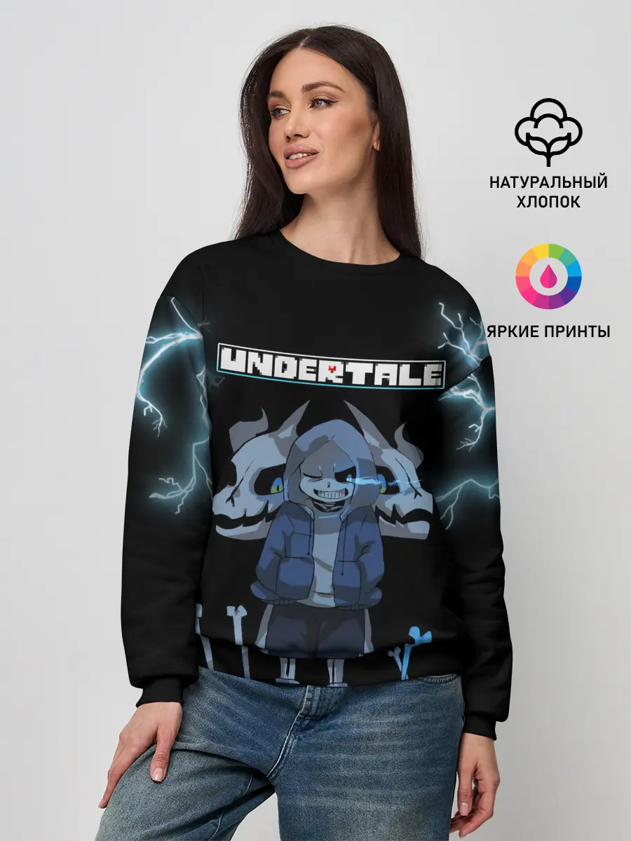 Женский свитшот / Undertale.