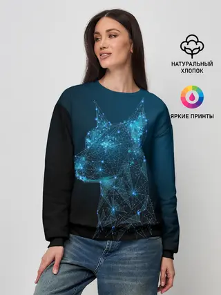 Женский свитшот / Доберман