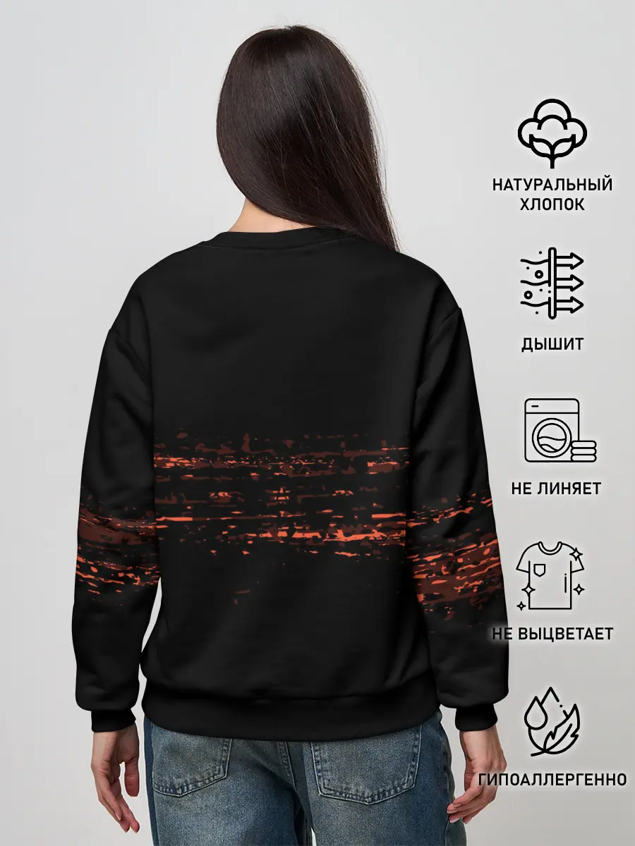 Женский свитшот / Кролик с Пистолетами: Измайлов