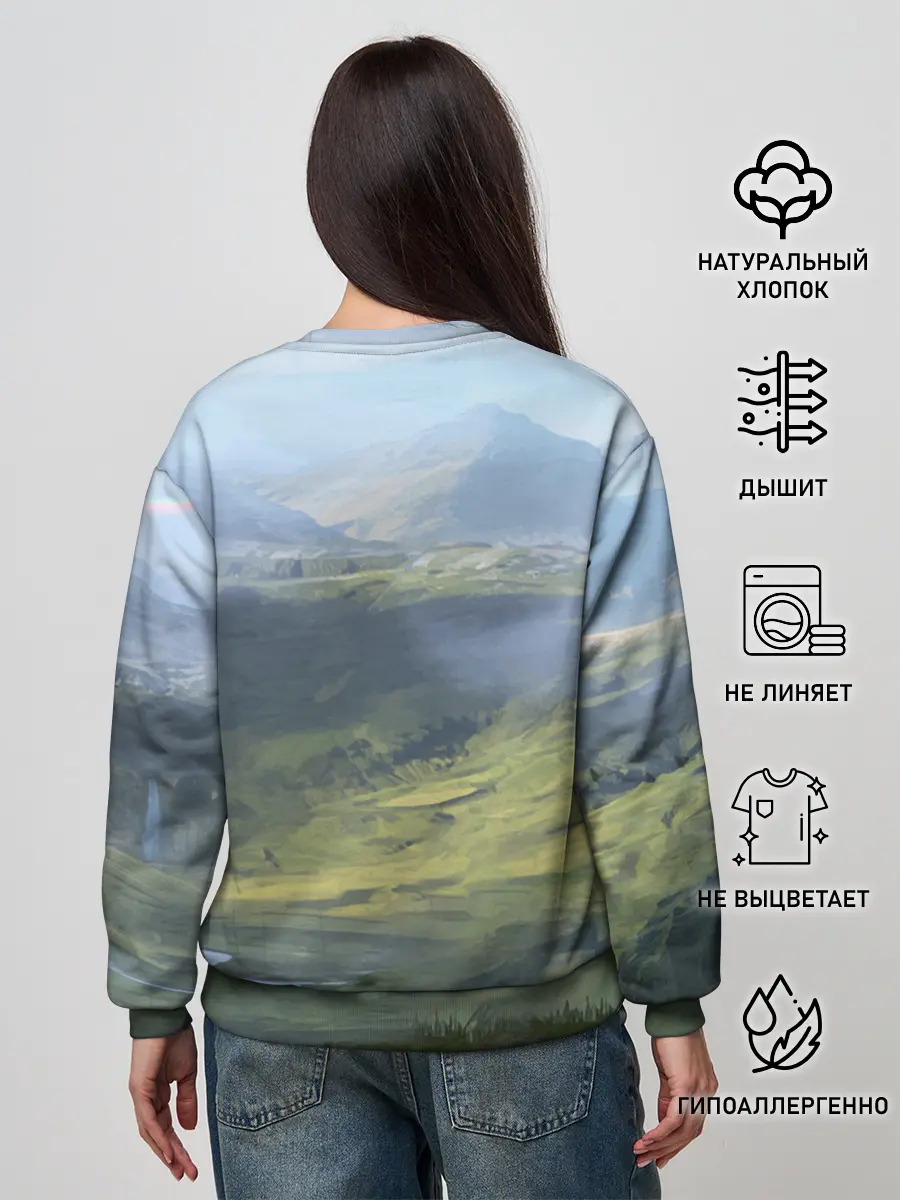 Женский свитшот / DEATH STRANDING - СЭМ