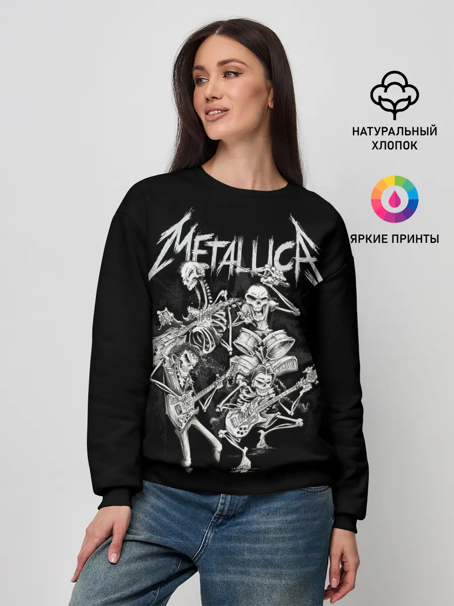 Женский свитшот / Metallica
