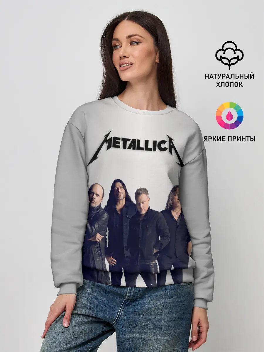 Женский свитшот / Metallica