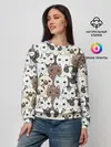 Женский свитшот / Котики