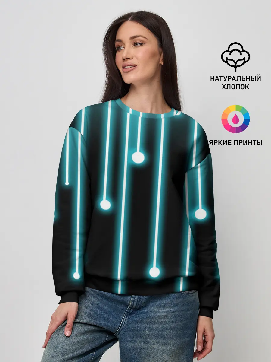 Женский свитшот / Неон