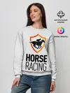 Женский свитшот / Horse racing