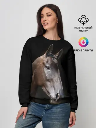 Женский свитшот / Лошадь