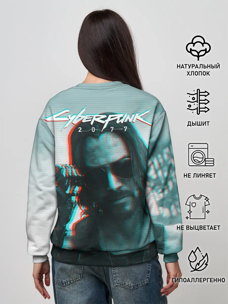 Женский свитшот / Cyberpunk 2077