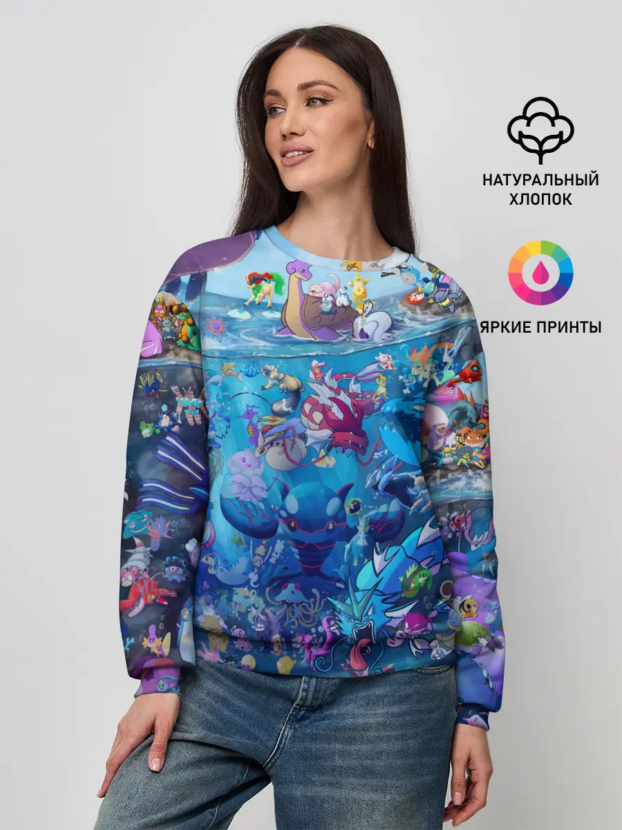 Женский свитшот / Покемон 2000