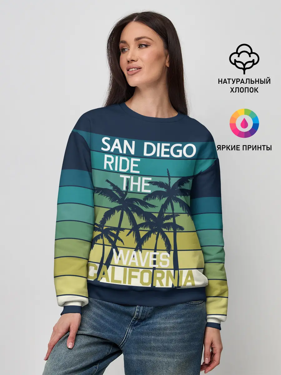 Женский свитшот / California