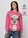 Женский свитшот / Romantic llama