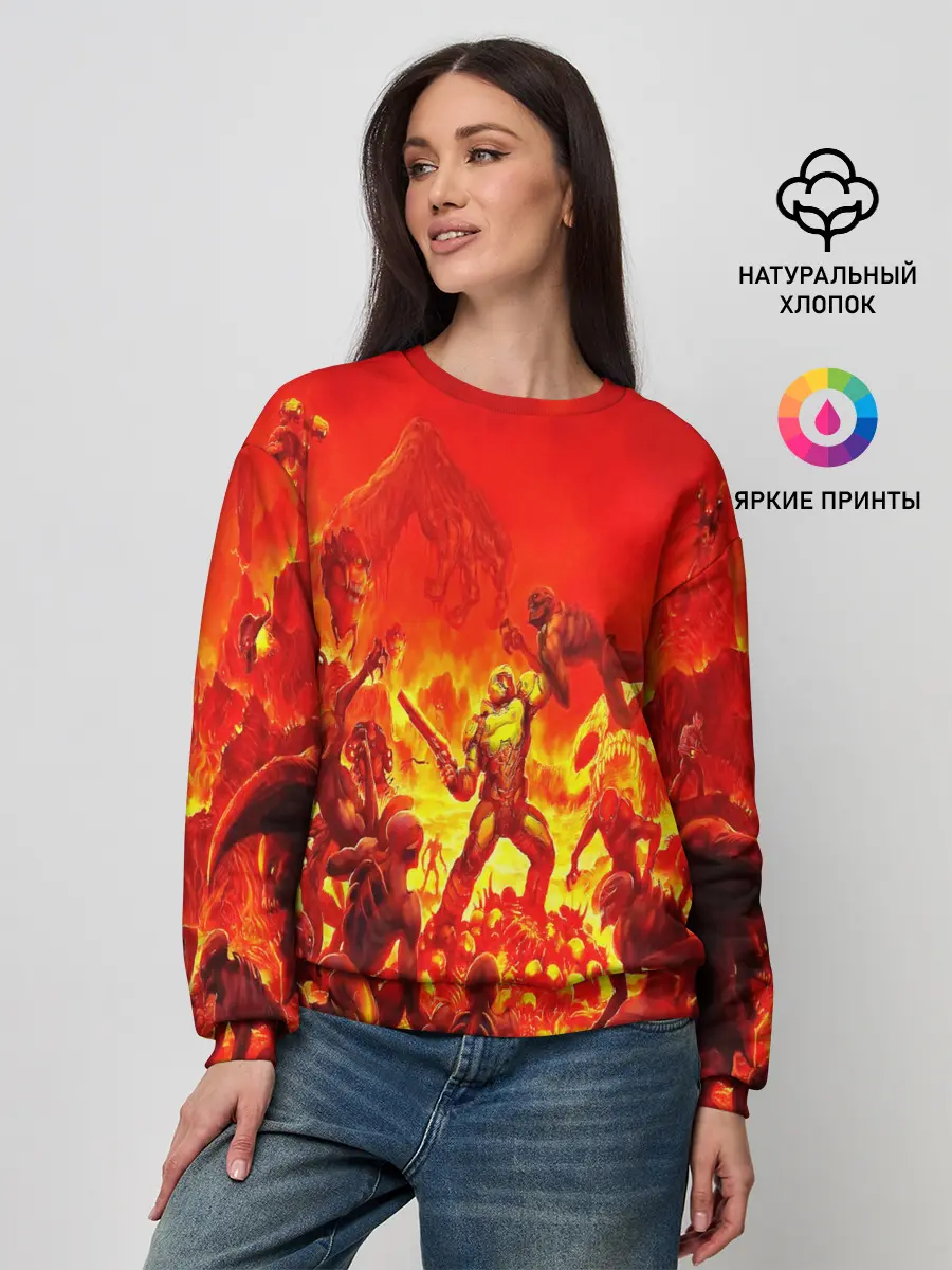 Женский свитшот / DOOM