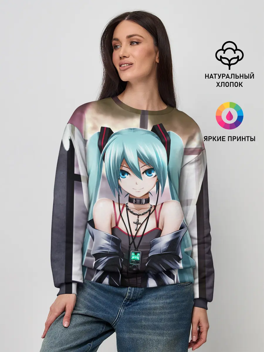 Женский свитшот / Мику Хацунэ