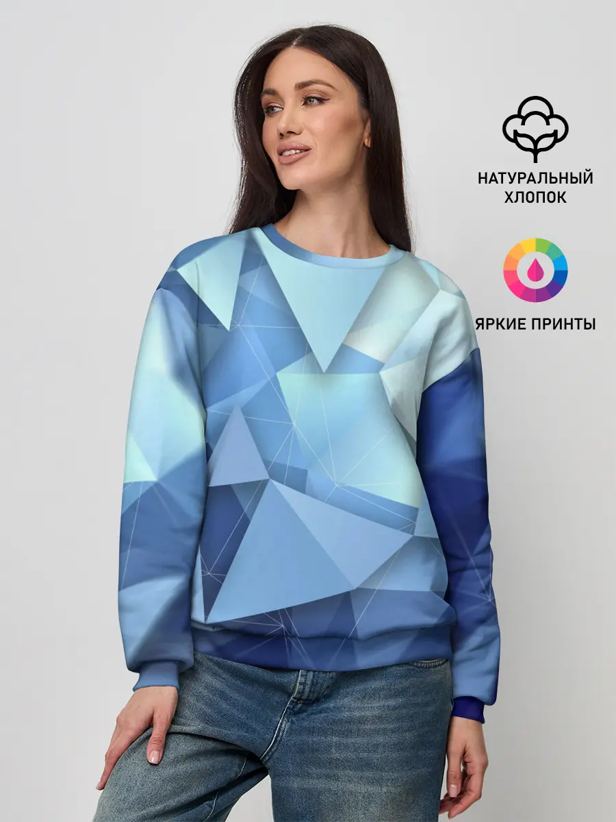 Женский свитшот / абстракция