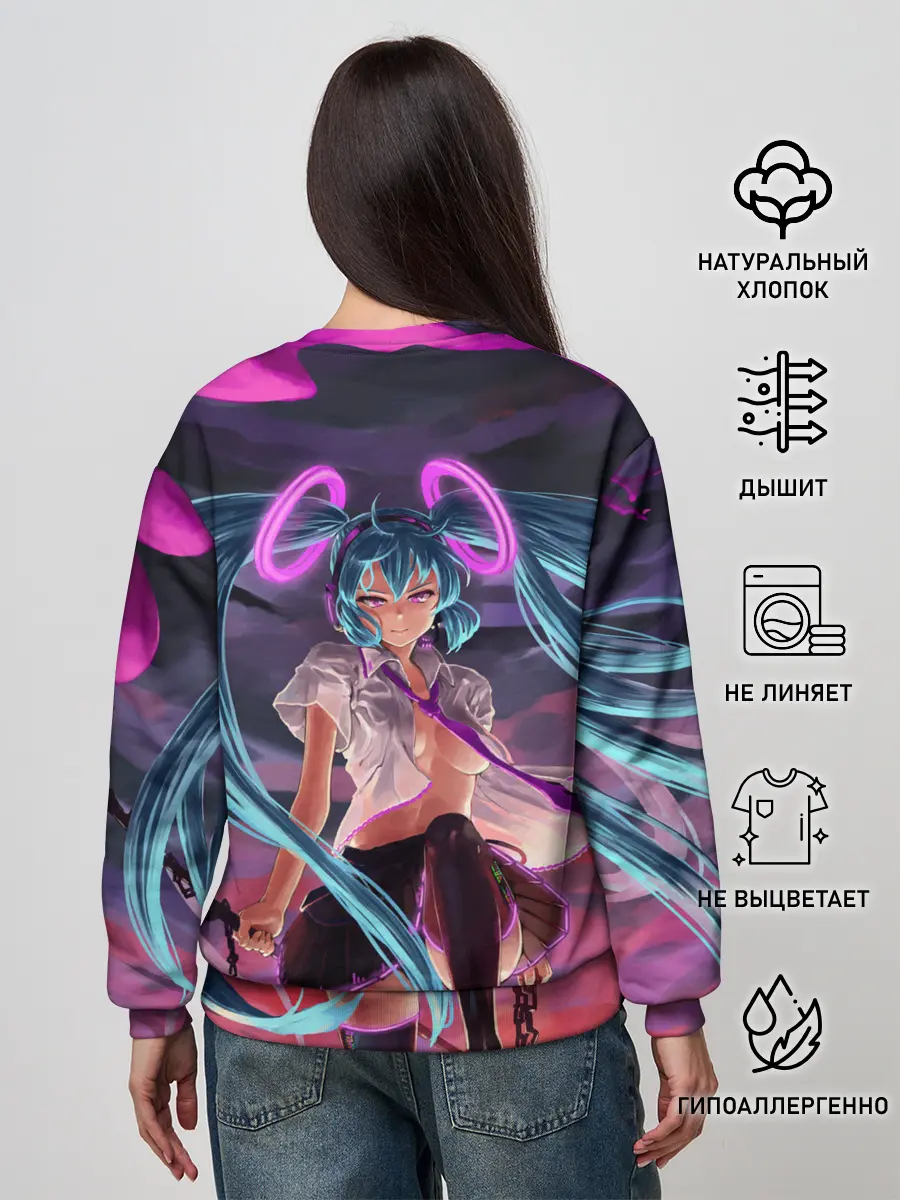 Женский свитшот / Geisga Hatsune Miku
