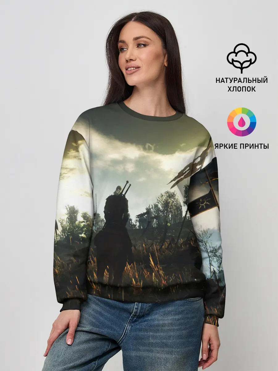 Женский свитшот / THE WITCHER 3