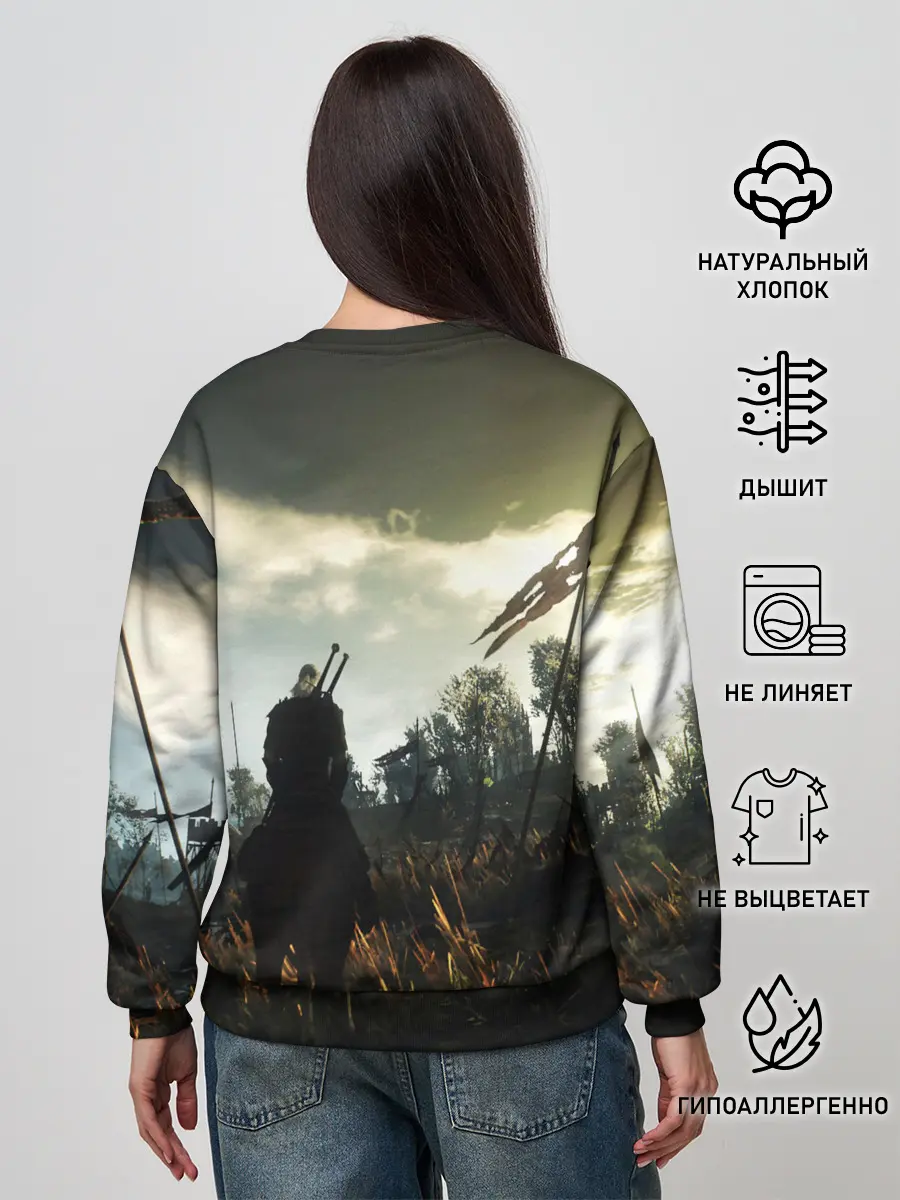 Женский свитшот / THE WITCHER 3