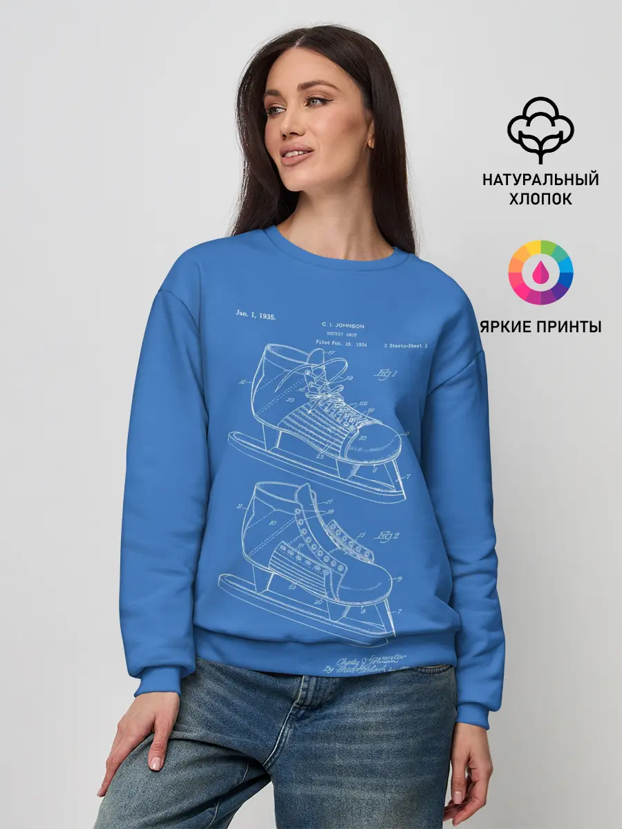 Женский свитшот / Patent - hocey