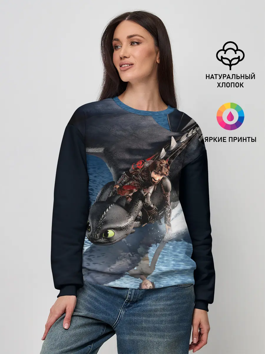 Женский свитшот / ночная фурия