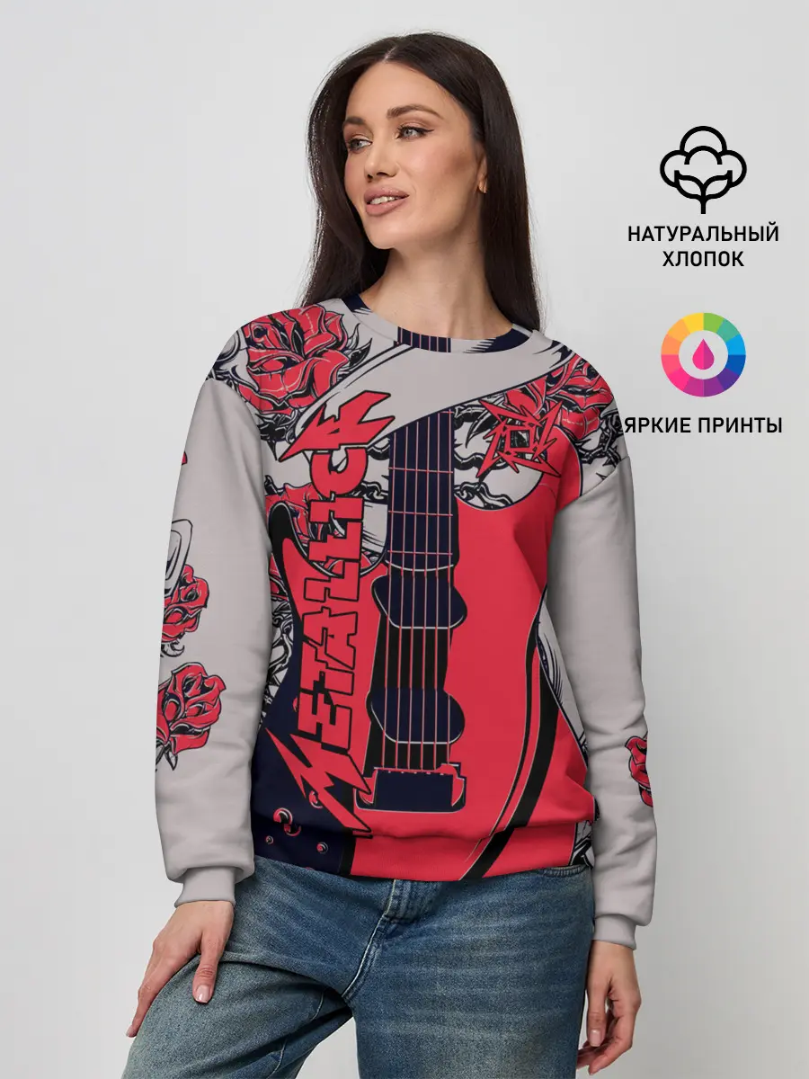 Женский свитшот / Metallica