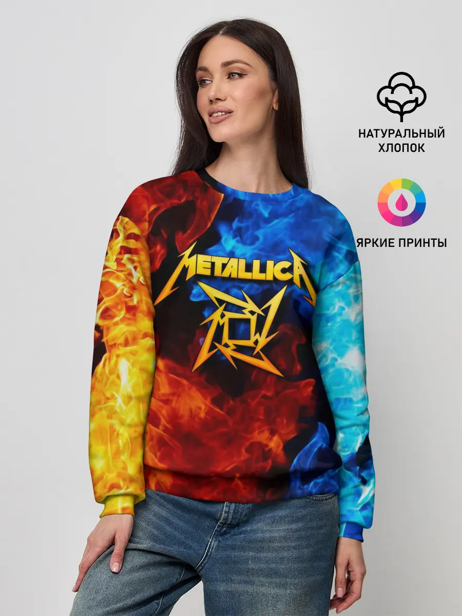 Женский свитшот / Metallica