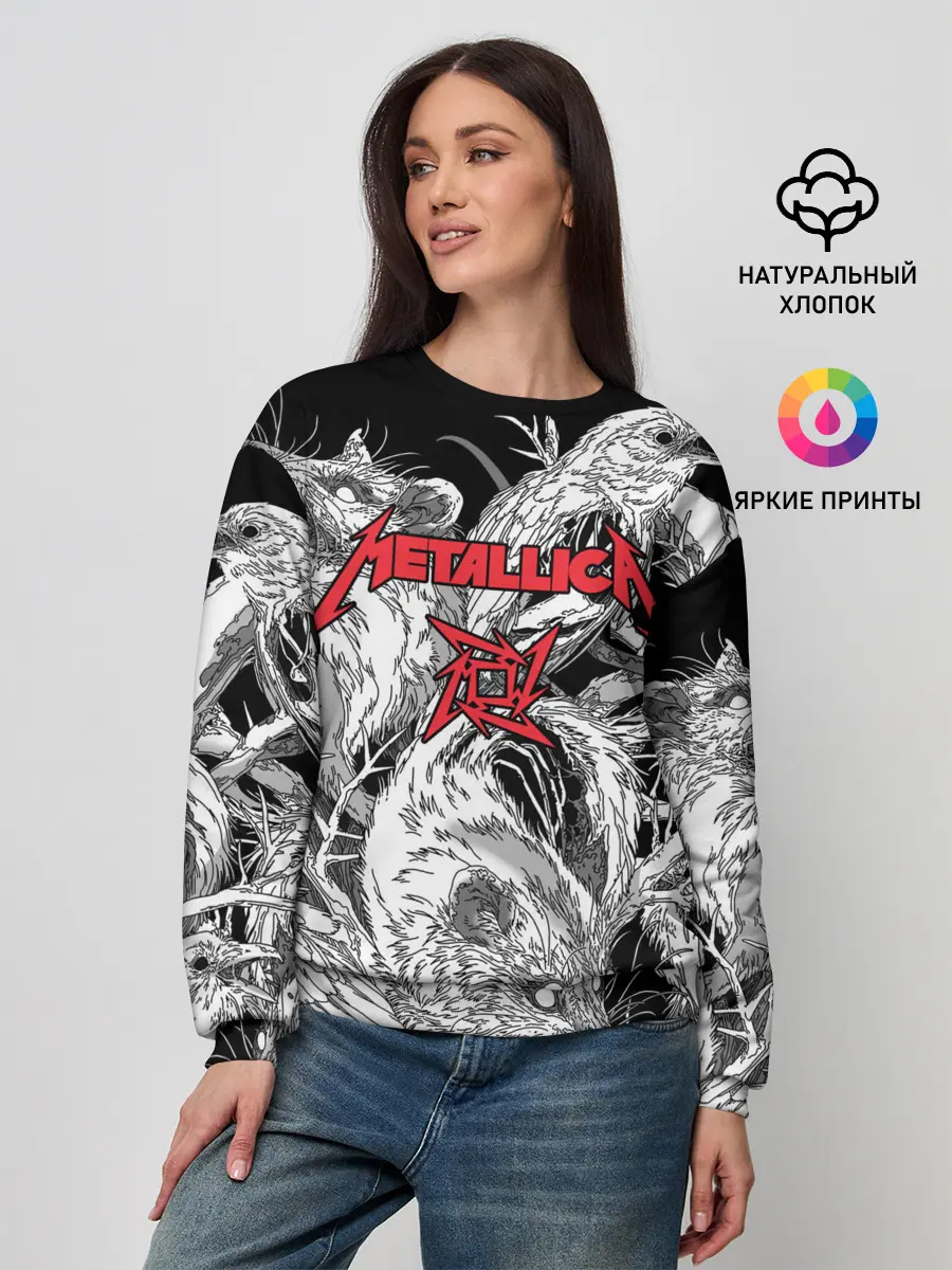 Женский свитшот / Metallica