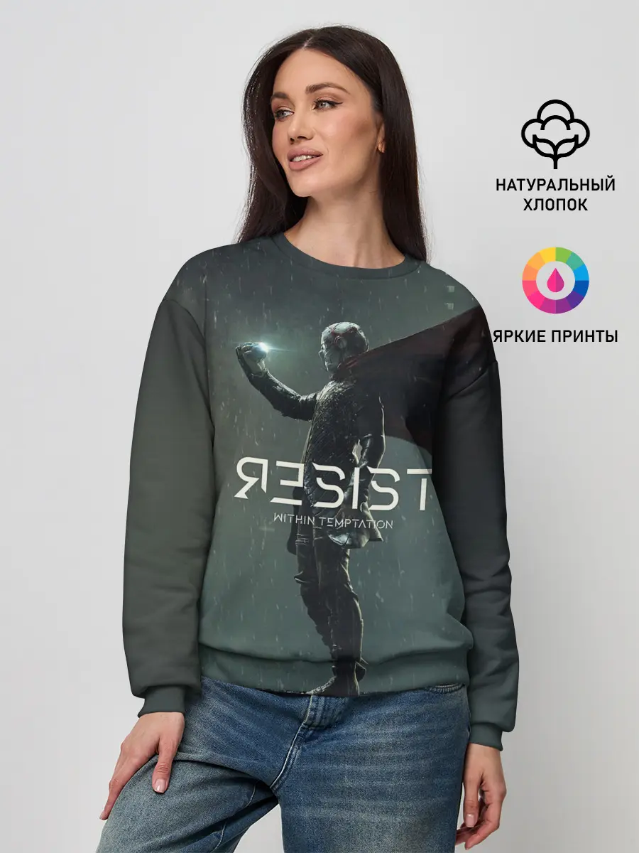 Женский свитшот / Within Temptation RESIST