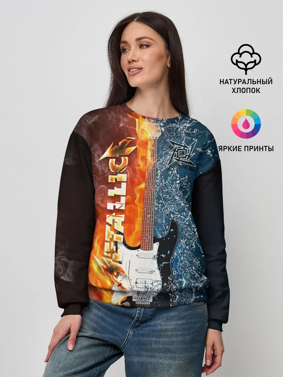 Женский свитшот / Metallica