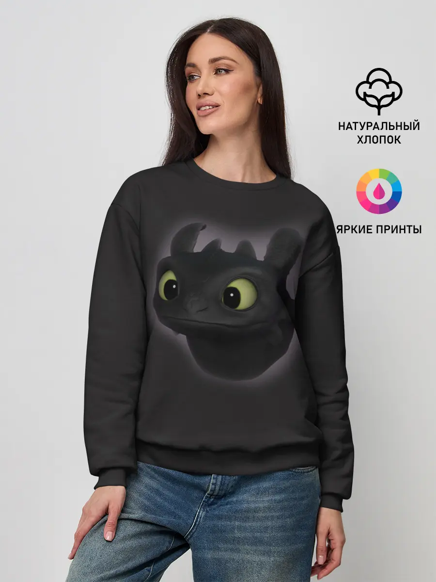 Женский свитшот / Как приручить дракона