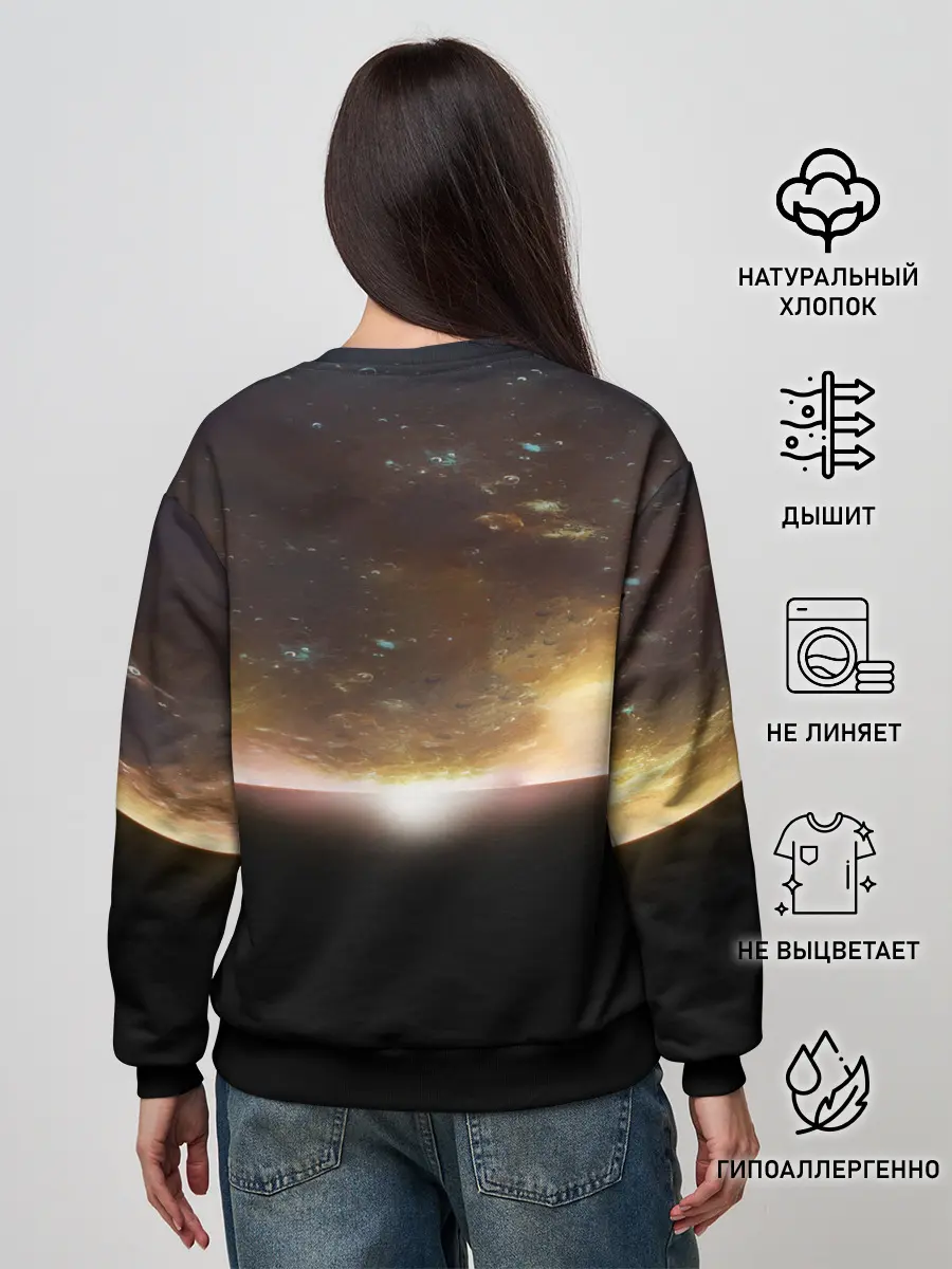 Женский свитшот / WARFRAME Planet