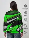 Женский свитшот / Зеленая краска