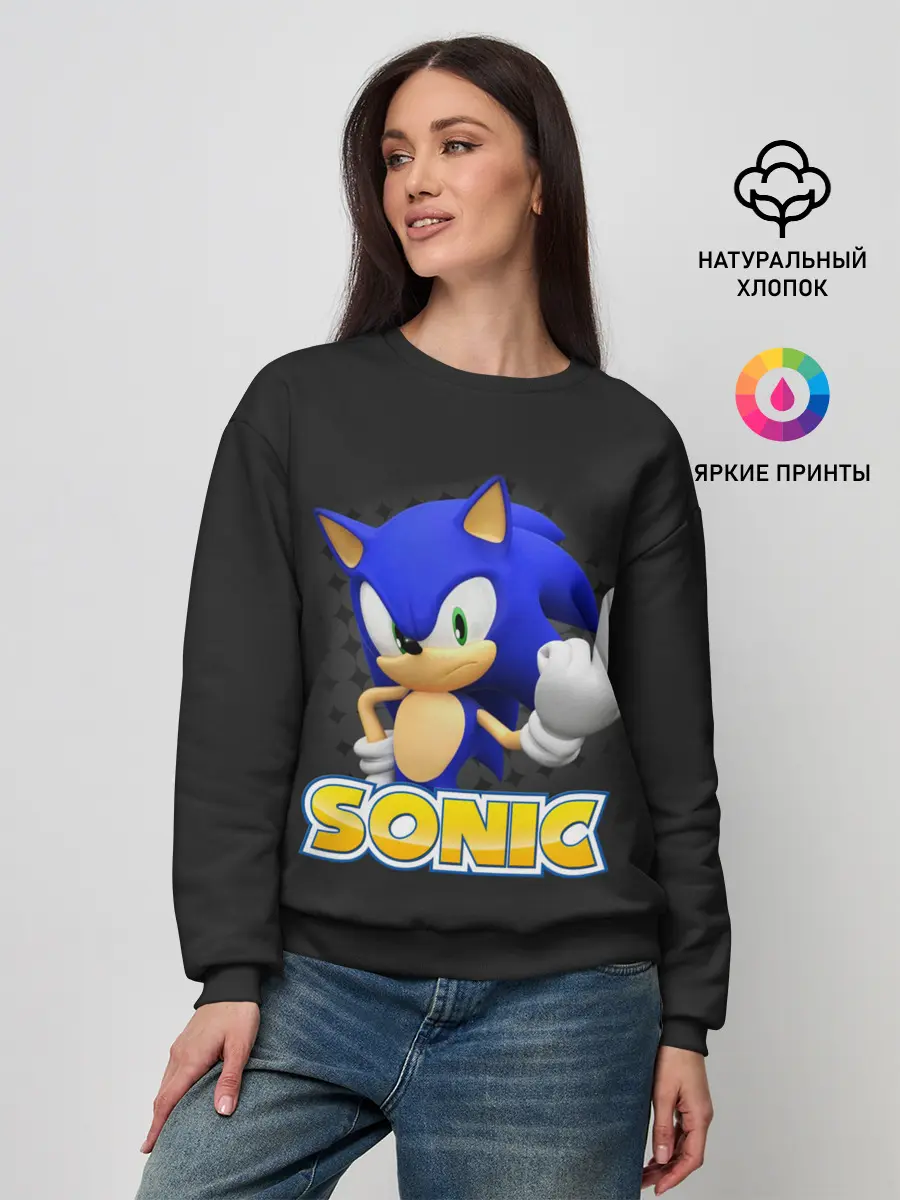 Женский свитшот / Sonic